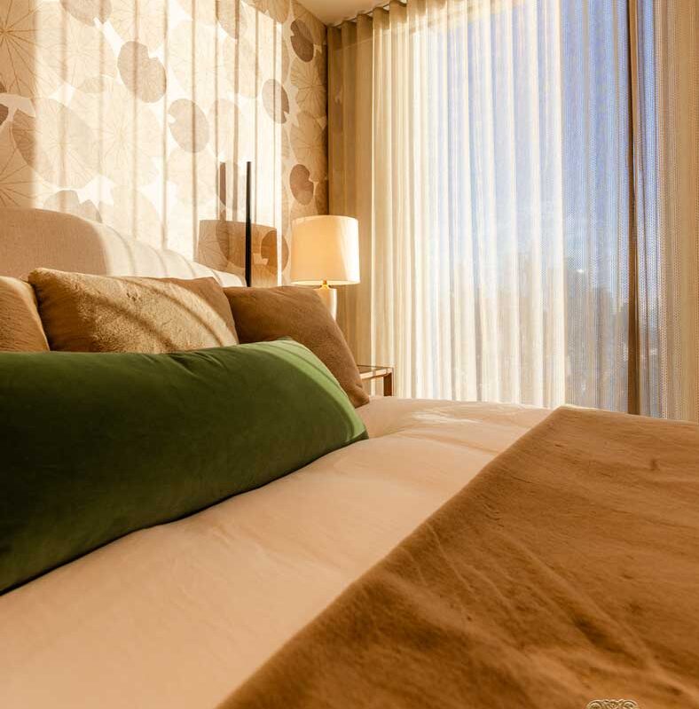 pleated motorized drapes in nyc