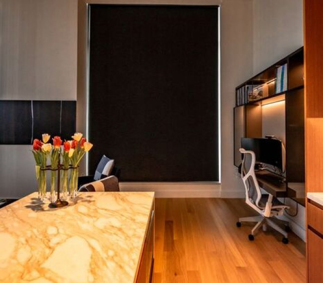 stylish blackout curtains in NYC