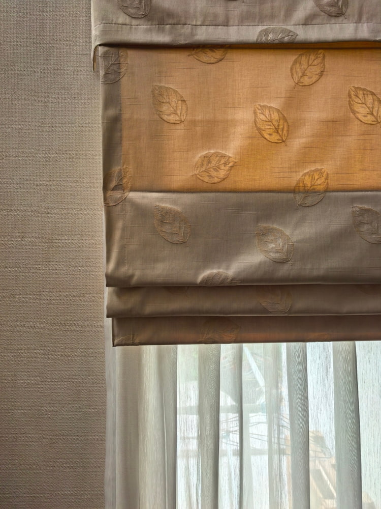How do you customize Roman shades for your windows